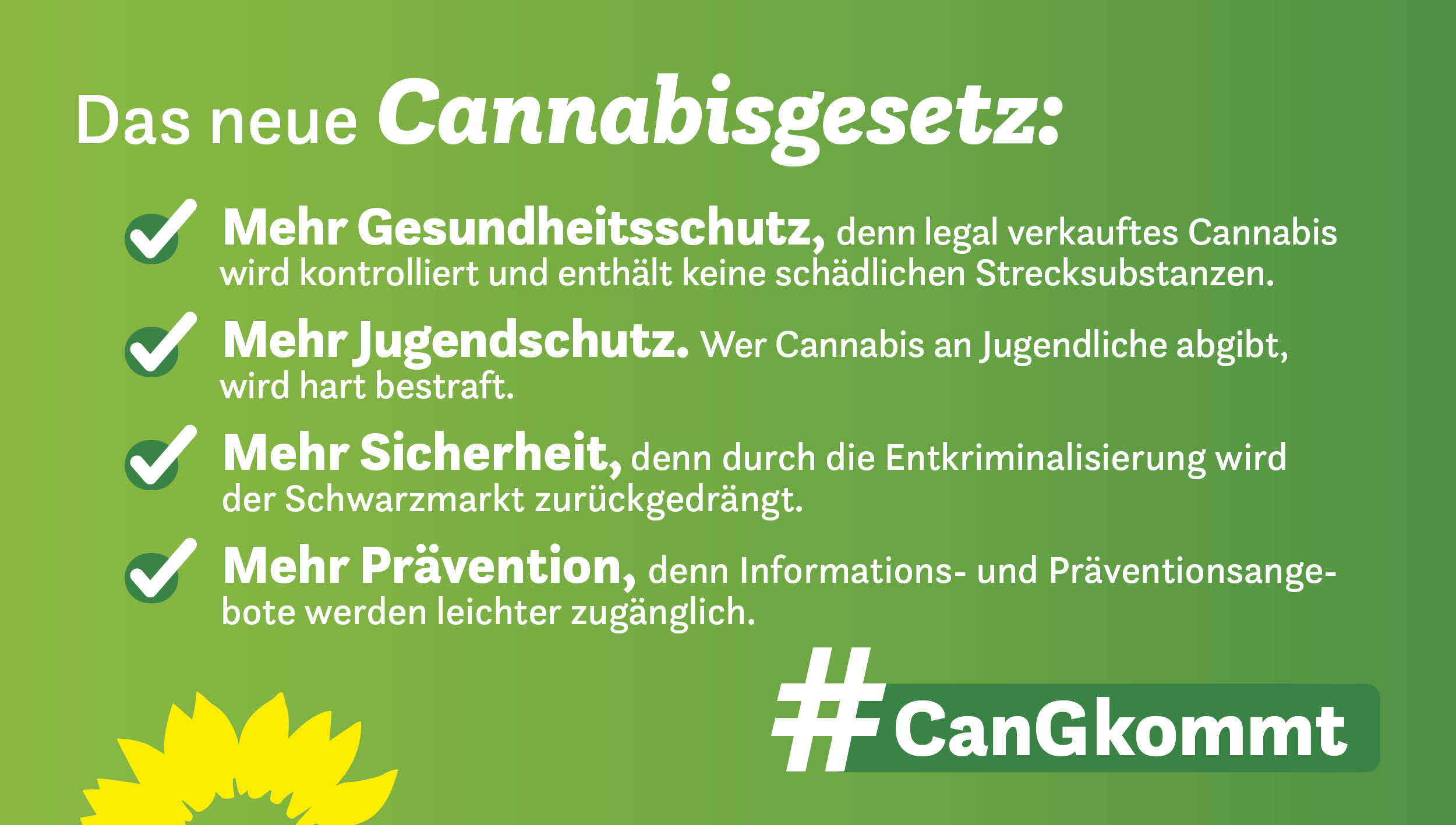 "Ja" Zum Cannabis-Gesetz Ist Die Richtige Entscheidung - Anja Liebert